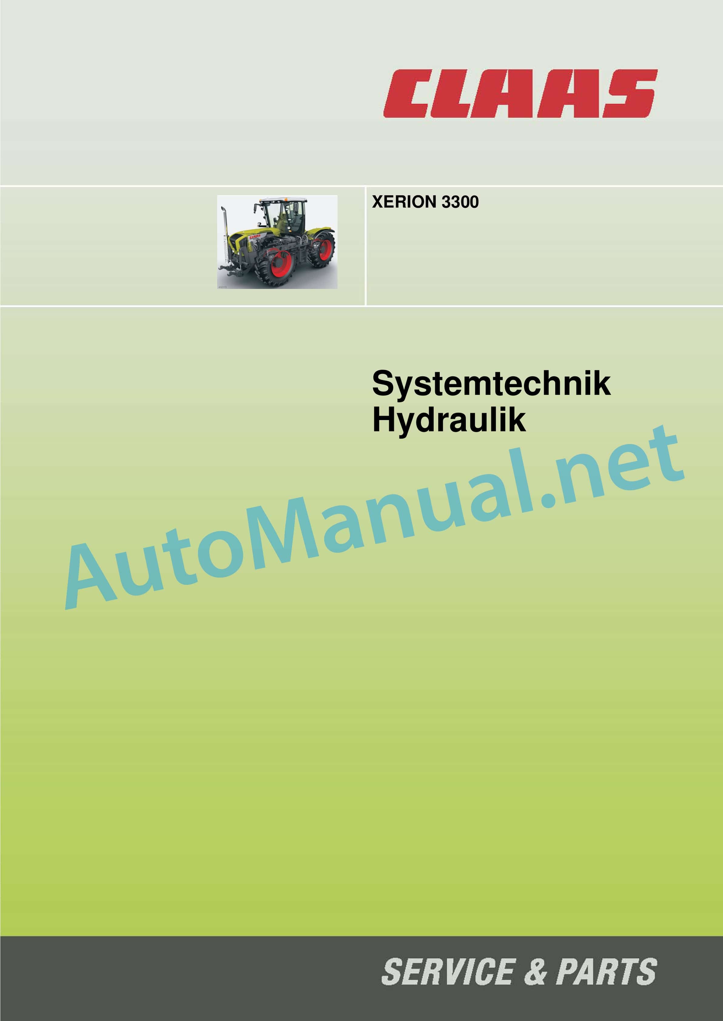 Alternative view of Claas XERION 3800-3300 (781) Tractor Technical System DE