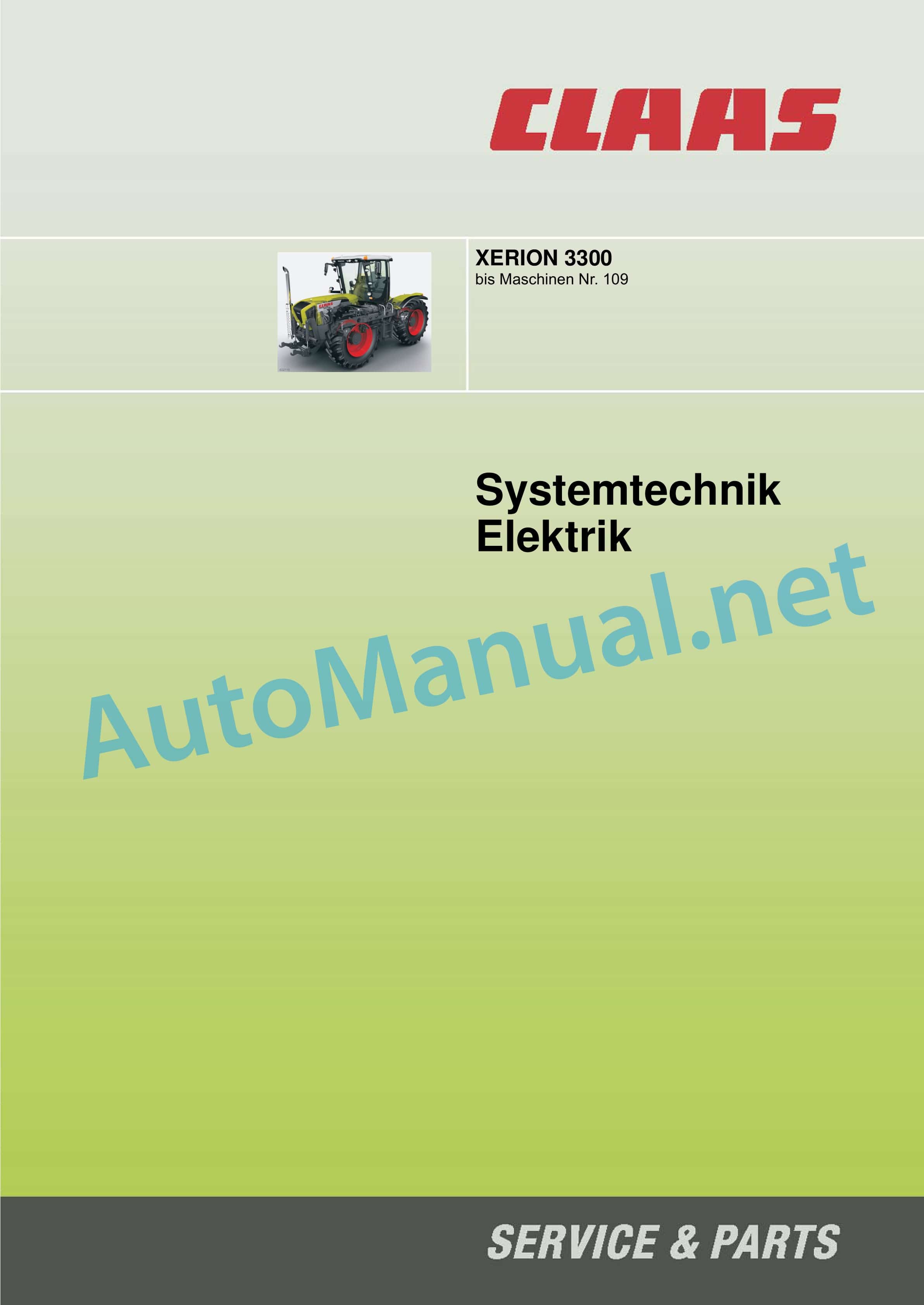 Claas XERION 3800-3300 (781) Tractor Technical System DE 3 Claas XERION 3800-3300 (781) Tractor Technical System DE - Image 3