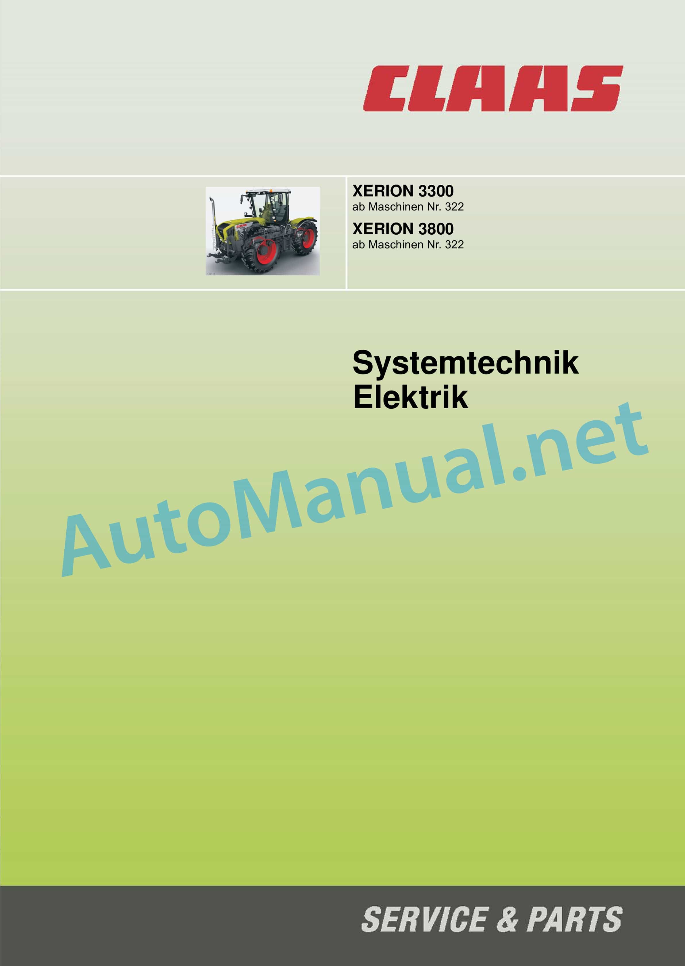 Claas XERION 3800-3300 (781) Tractor Technical System DE 4 Claas XERION 3800-3300 (781) Tractor Technical System DE - Image 4