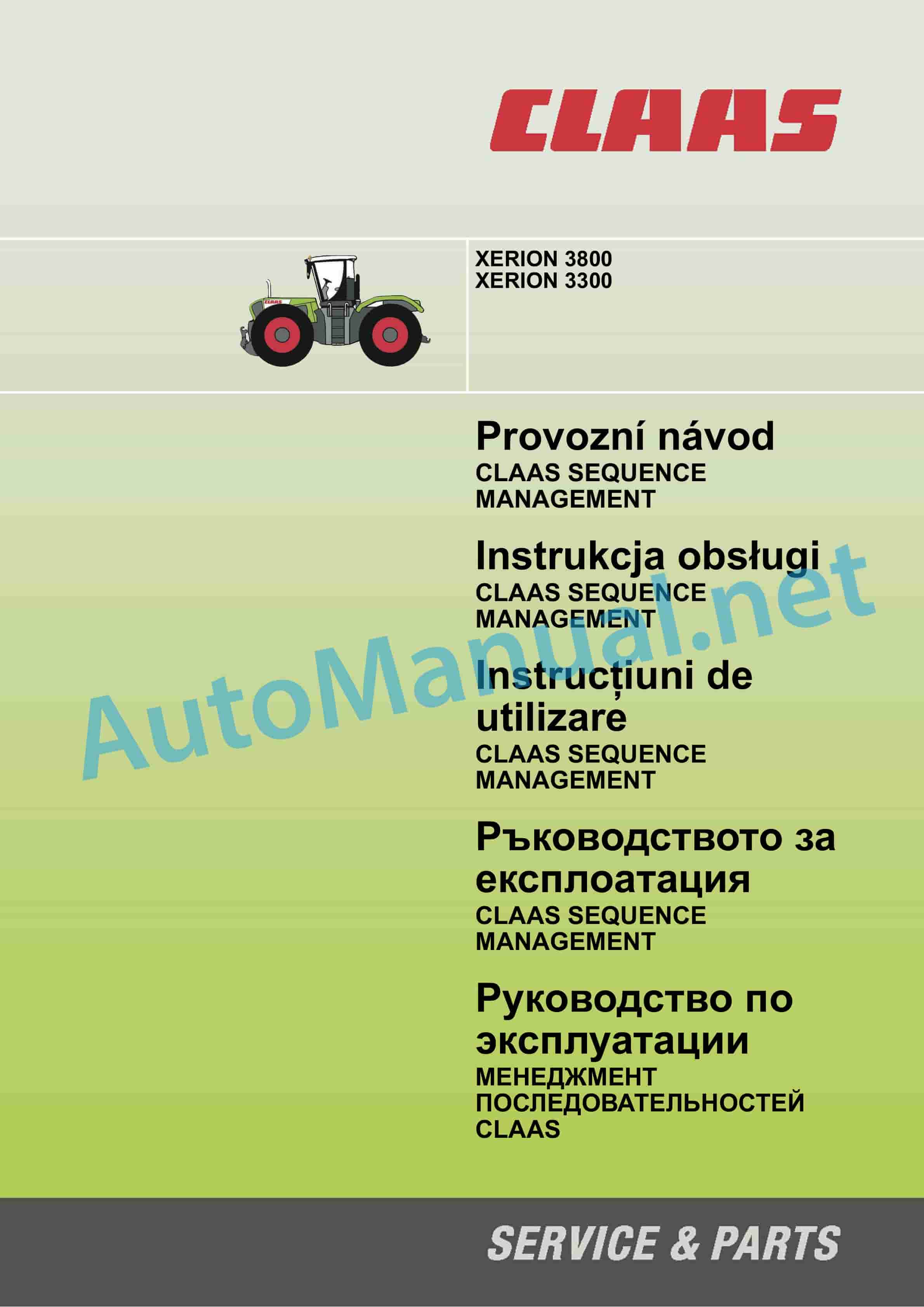 Claas XERION 3800-3300 (781) Tractors Operator Manual PL 6 Claas XERION 3800-3300 (781) Tractors Operator Manual PL - Image 6