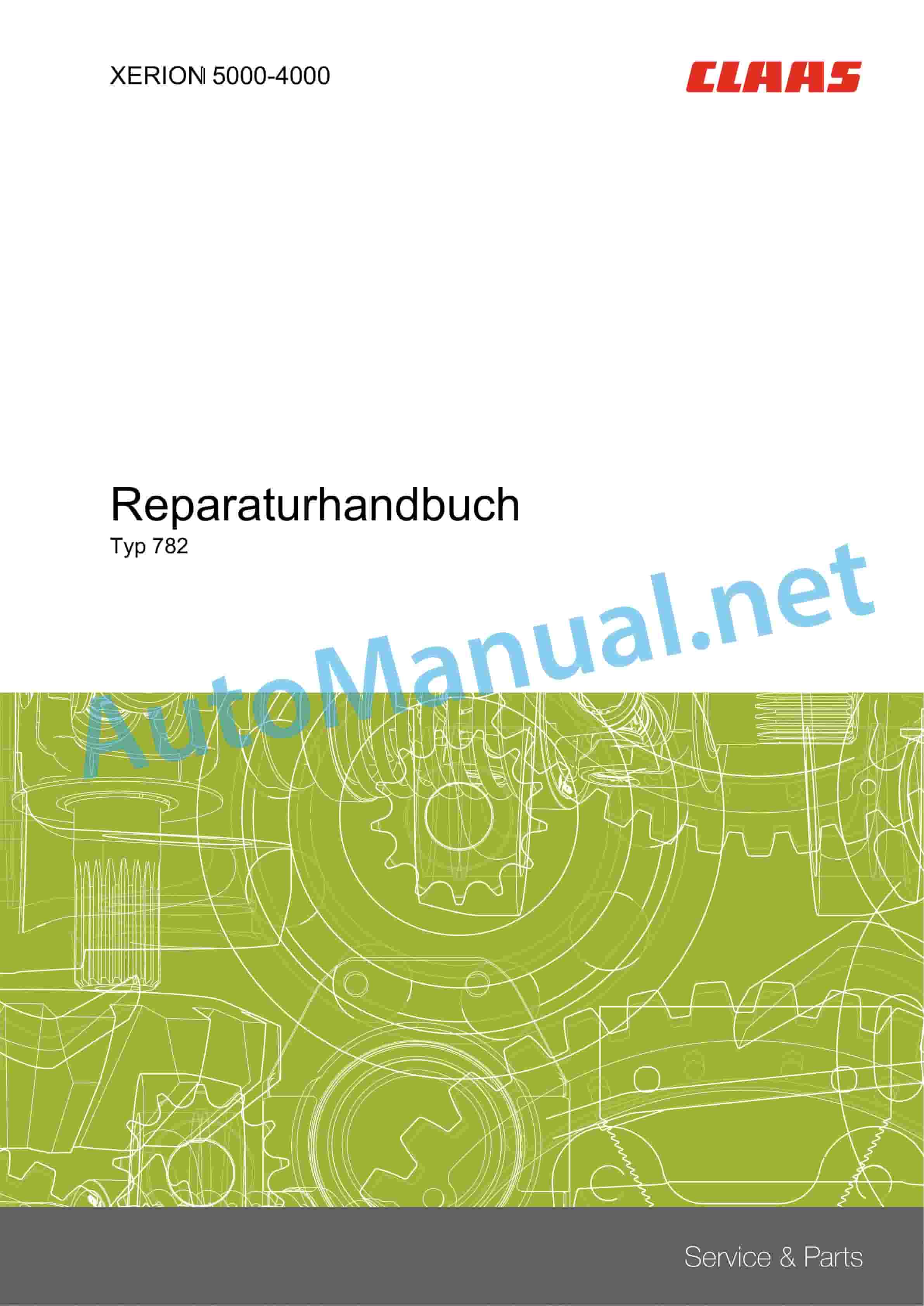 Claas XERION 5000-4000 (782) Tractor Repair Manual DE 3 Claas XERION 5000-4000 (782) Tractor Repair Manual DE - Image 3