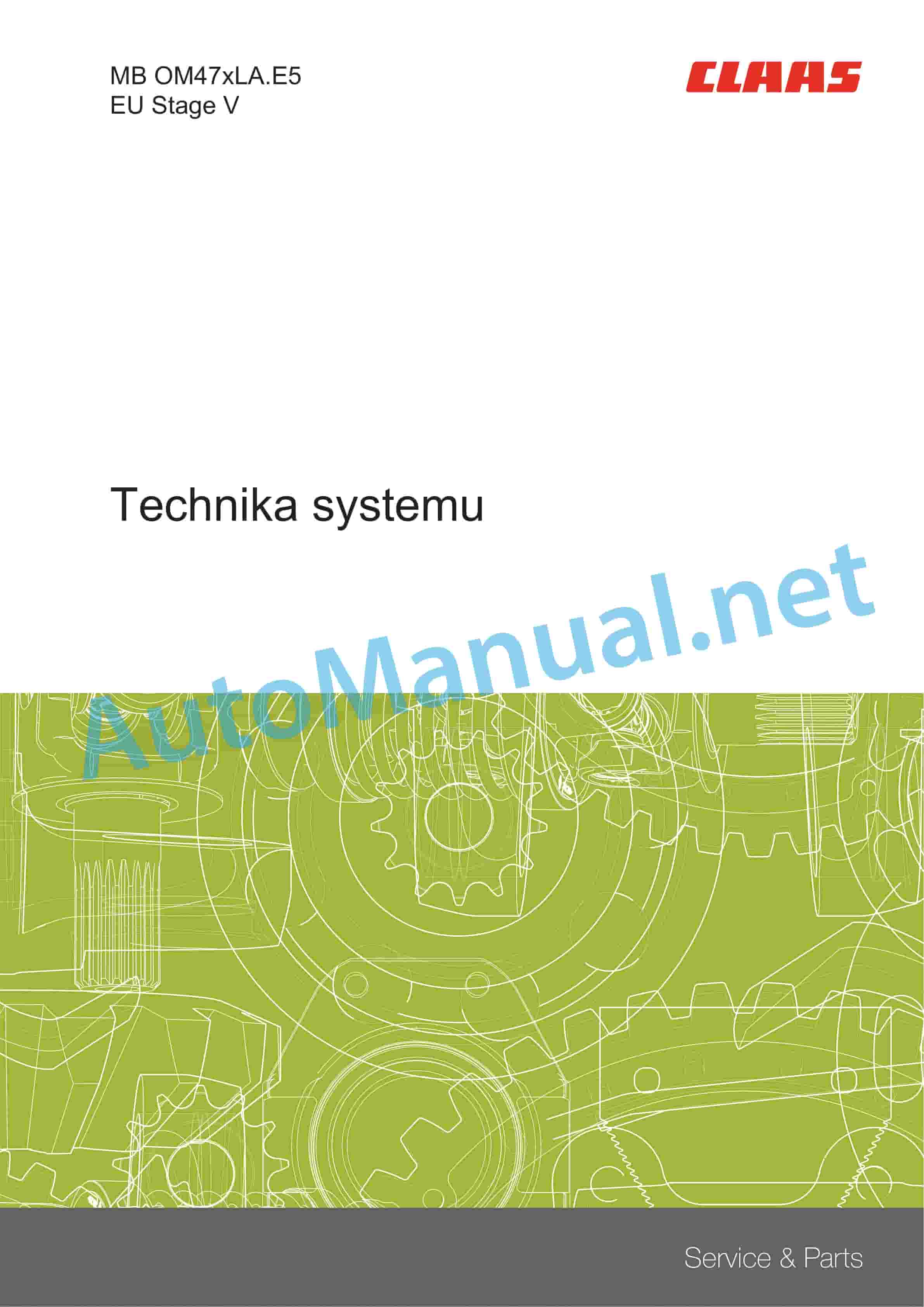 Claas XERION 5000-4200 (784) Tractors Technical System PL 1 Claas XERION 5000-4200 (784) Tractors Technical System PL
