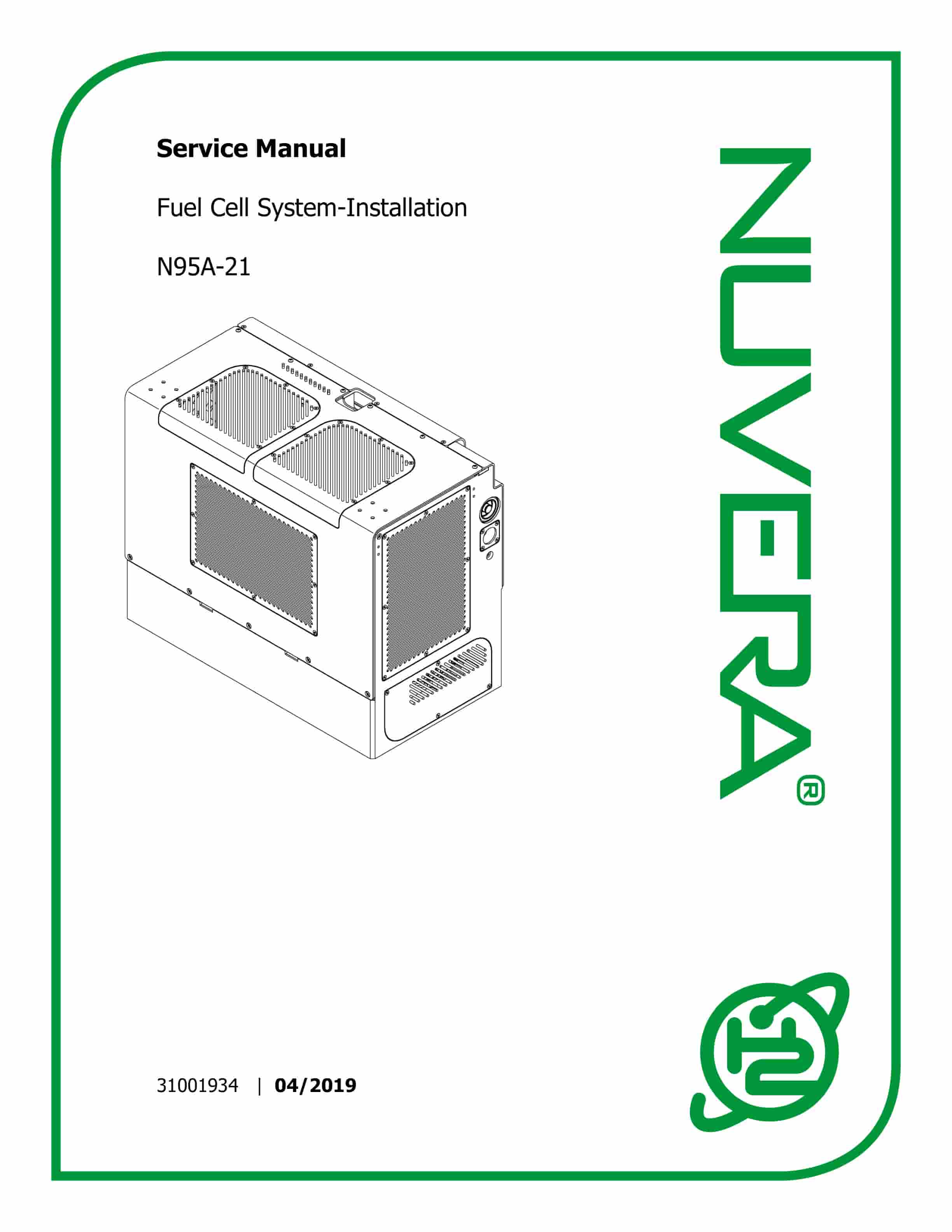 Yale A2D2 (N95A-21) Forklift Service Manual