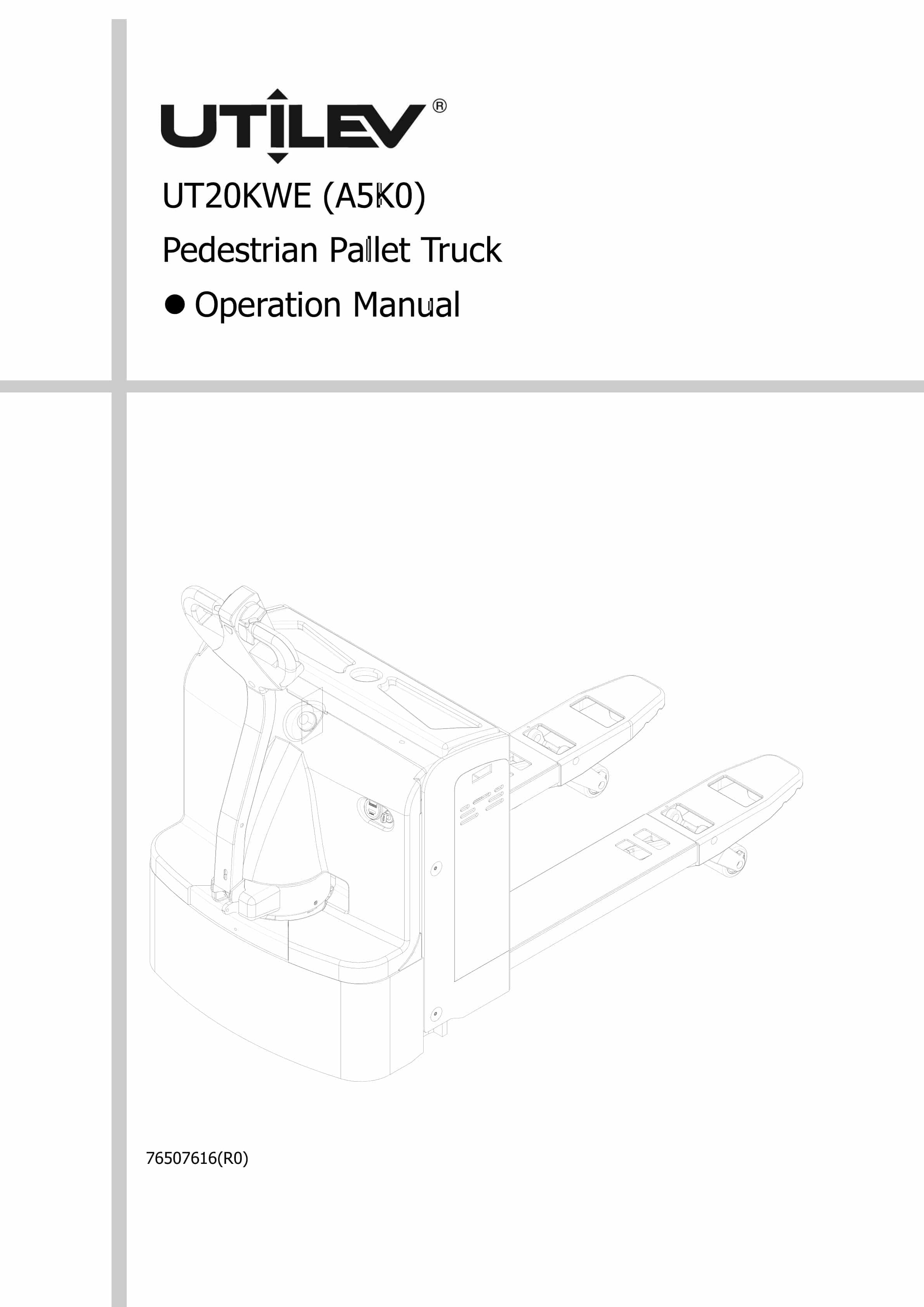 Yale A5K0 (UT20KWE) Forklift Service Manual