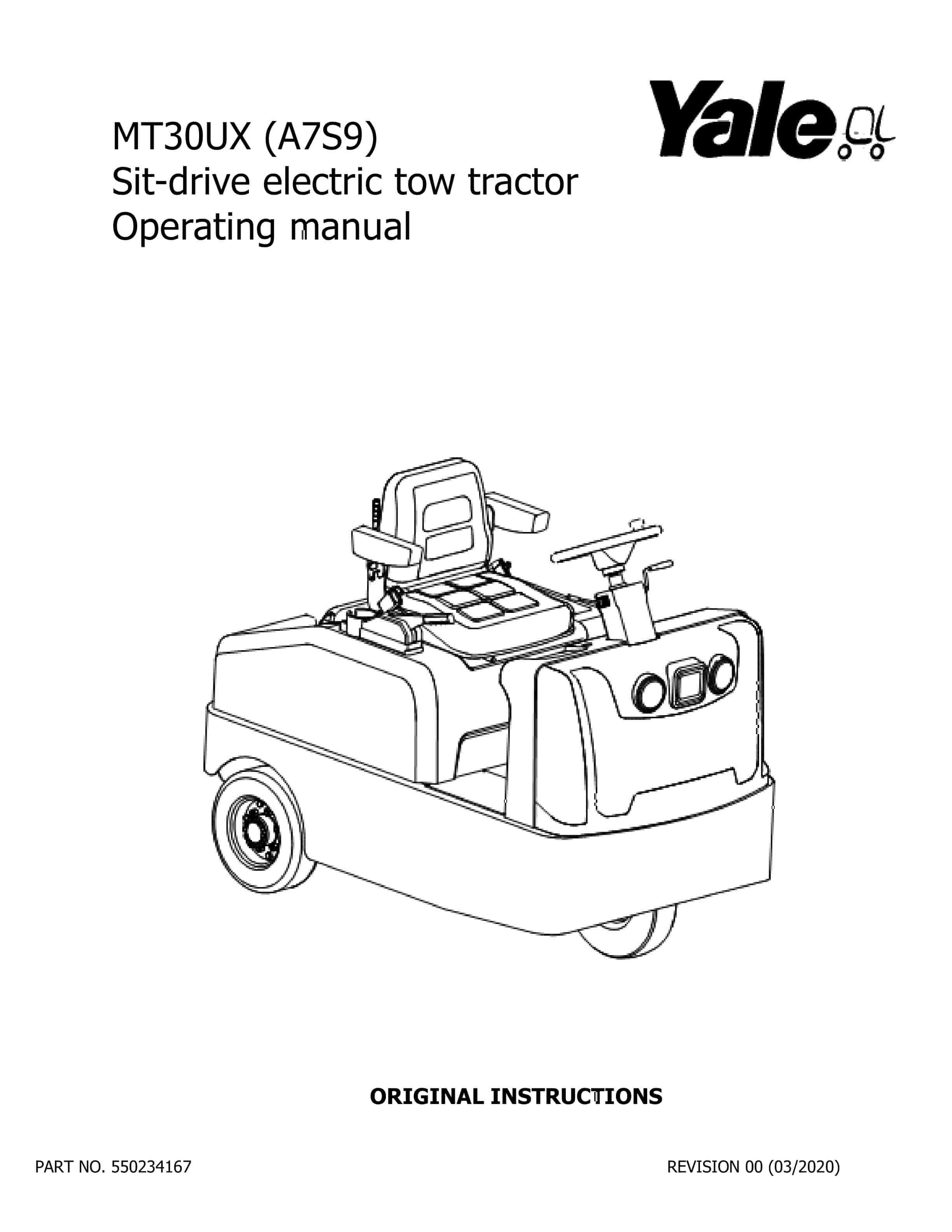 Yale A7S9 (MT30UX) Forklift Service Manual