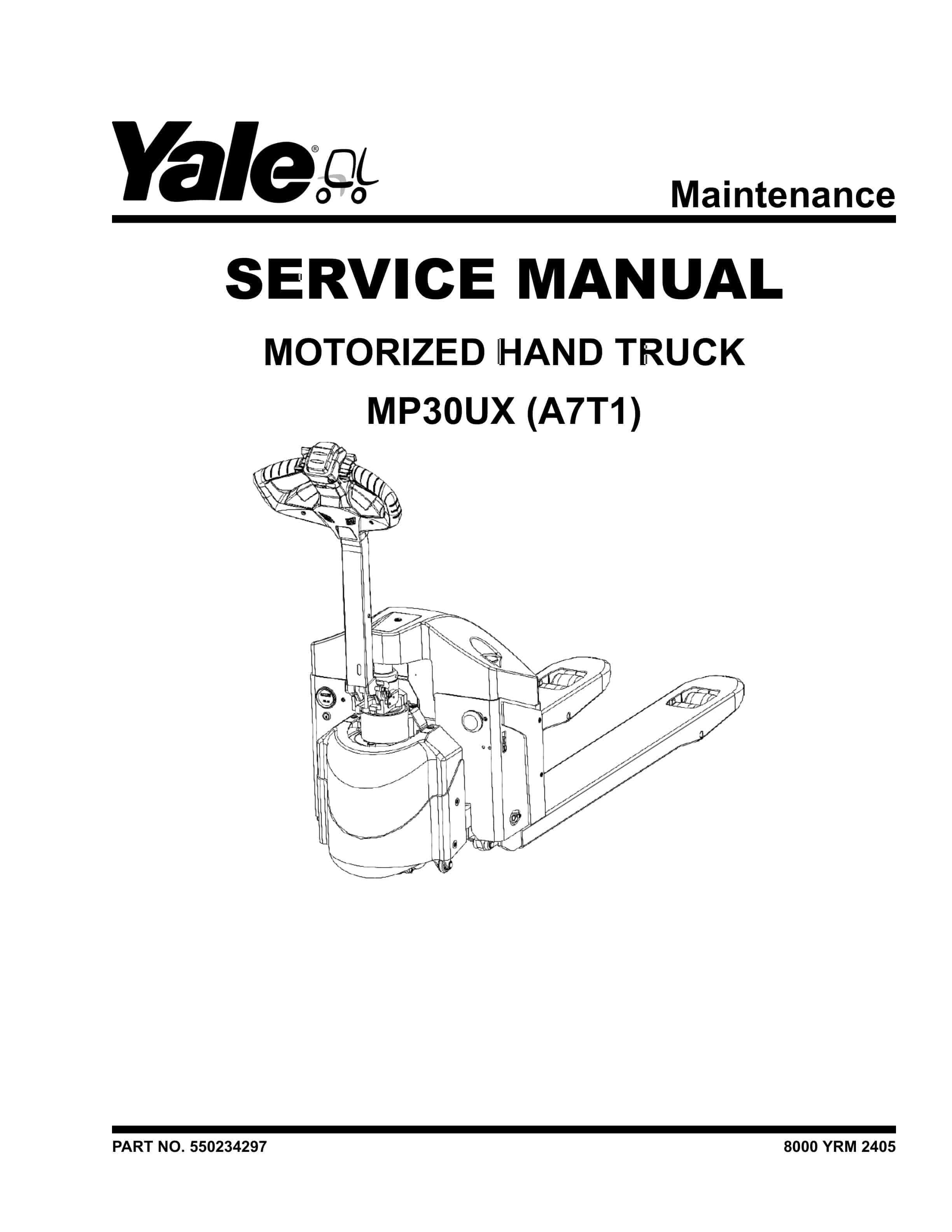 Yale A7T1 (MP30UX) Forklift Service Manual
