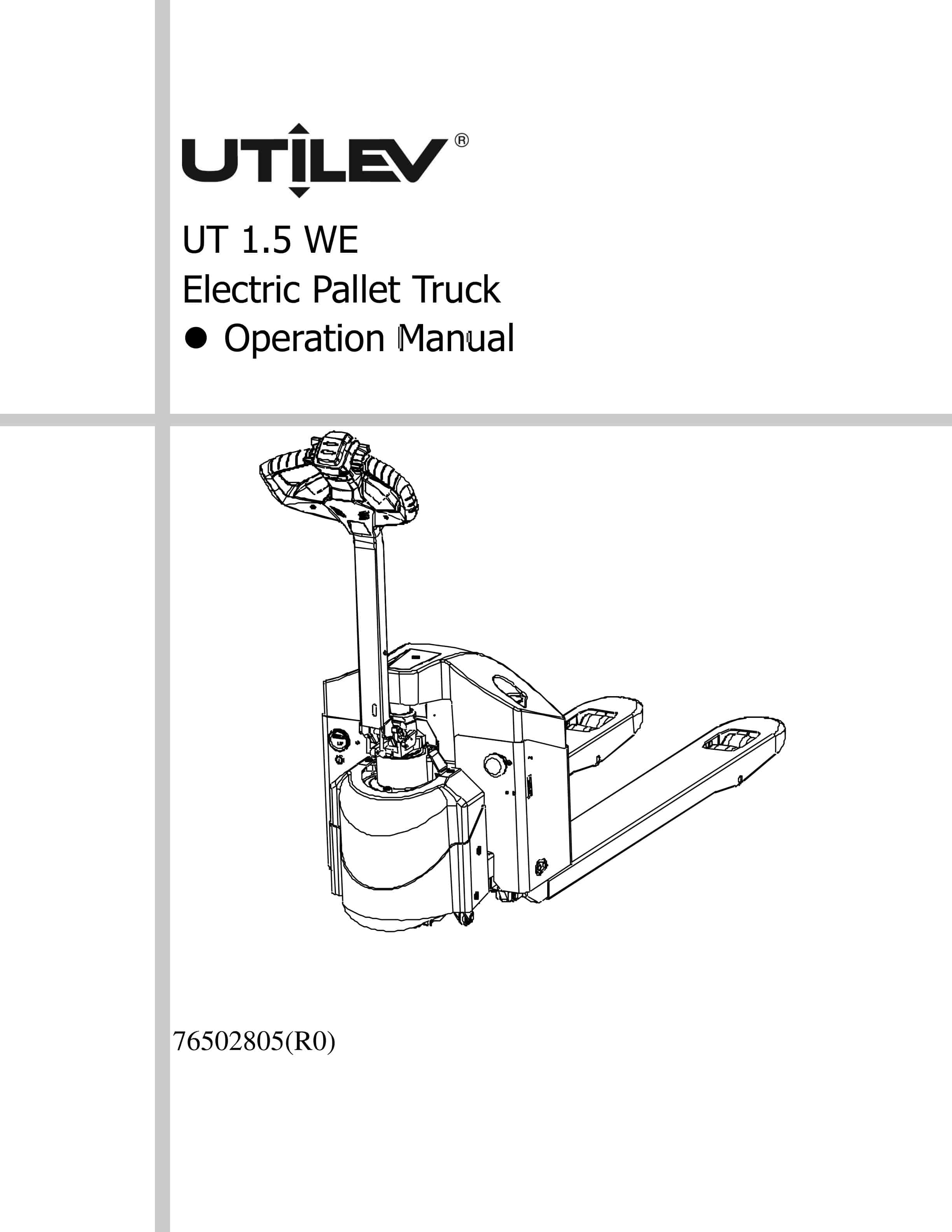 Yale A956 (UT15WE) Forklift Service Manual