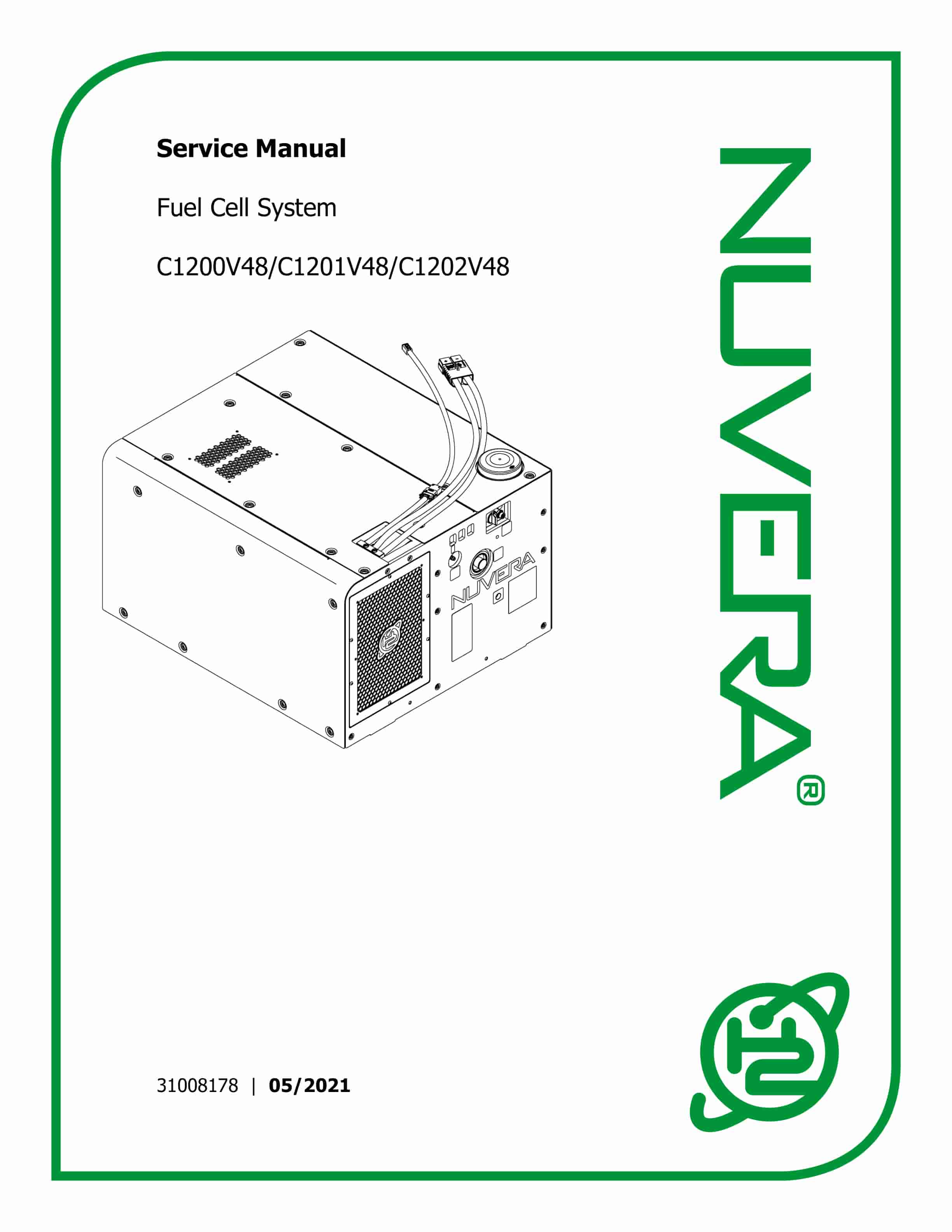 Yale B2D1 (C1200V48, C1201V48, C1202V48) Forklift Service Manual