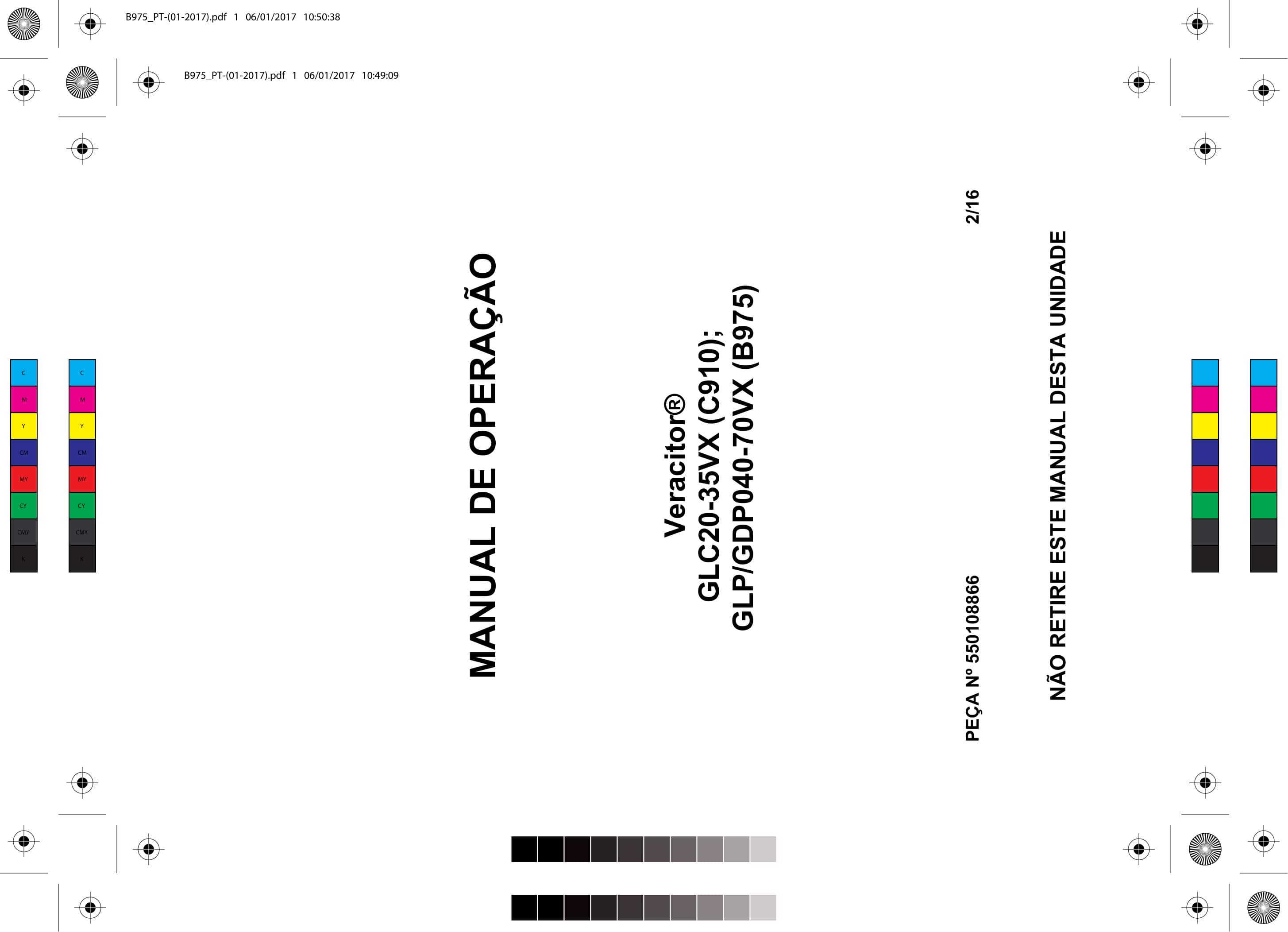 Yale B975 (GLPGDP040VX, GLPGDP050VX, GLPGDP055VX, GLPGDP060VX, GLPGDP070VX) Forklift Service Manual