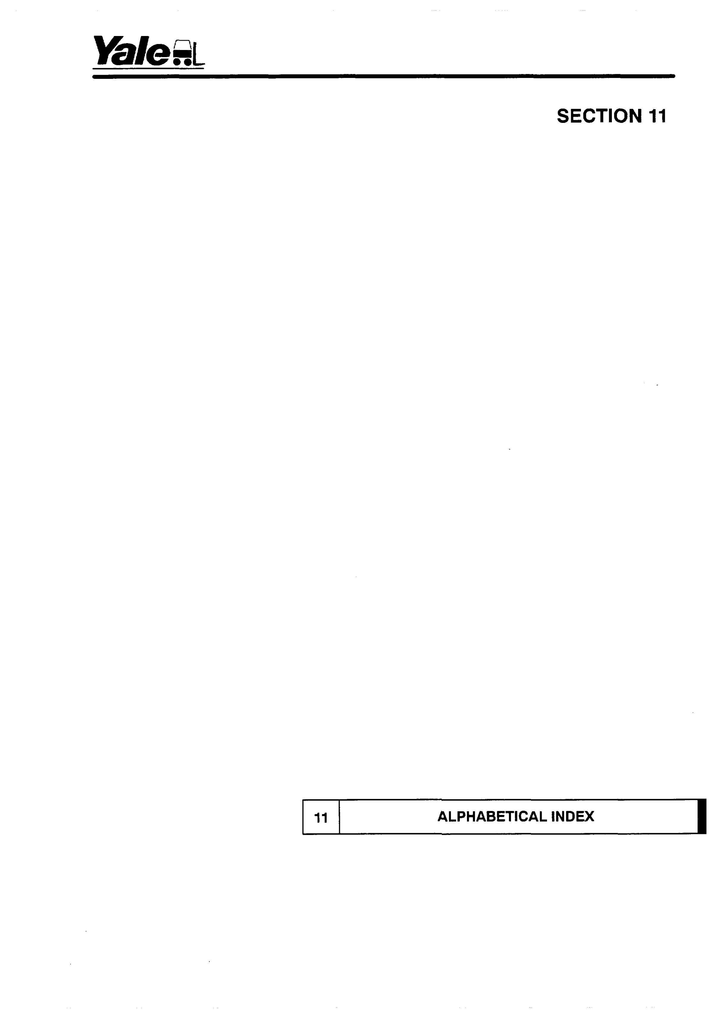 Yale C807 (ERCERP 161820 ATF Europe) Forklift Service Manual