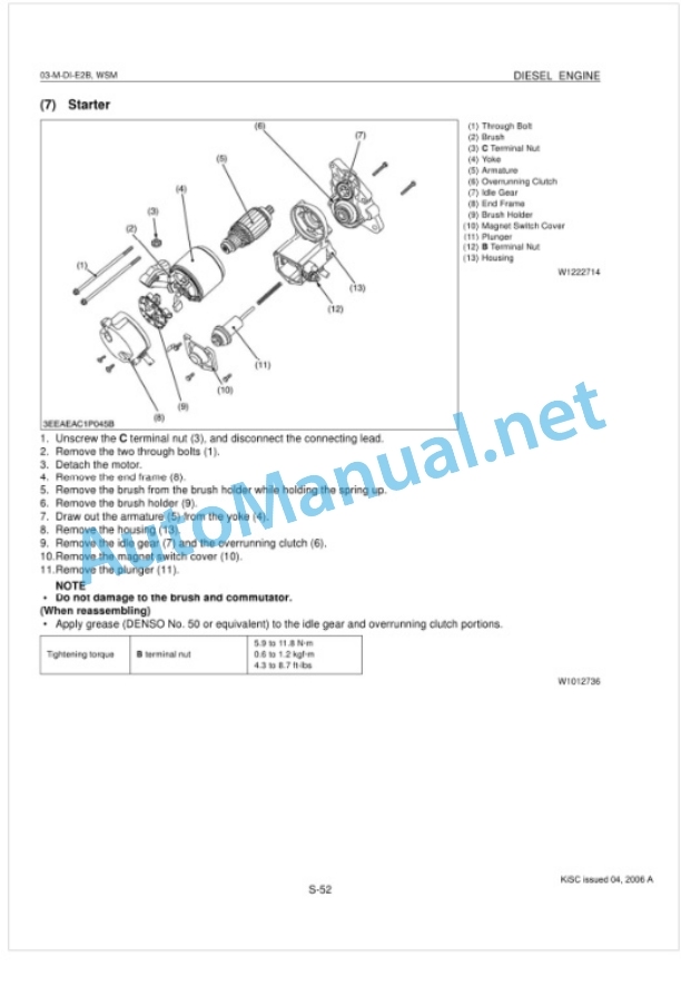 Kubota 03-M-DI-E2B Series Diesel Engine Workshop Manual PDF 5 Kubota 03-M-DI-E2B Series Diesel Engine Workshop Manual PDF-5