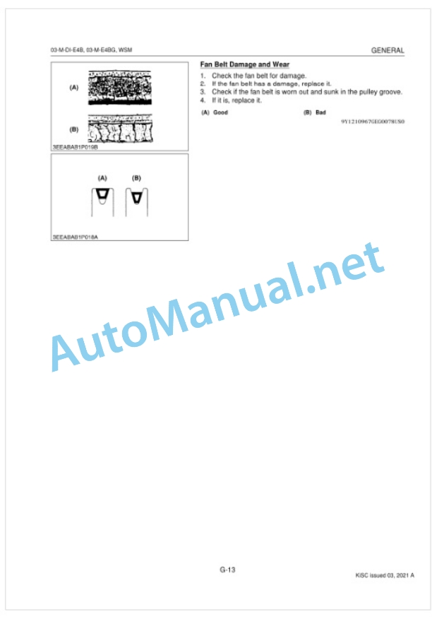 Kubota 03-M-DI-E4B Series, 03-M-E4BG Series Diesel Engine Workshop Manual PDF 2 Kubota 03-M-DI-E4B Series, 03-M-E4BG Series Diesel Engine Workshop Manual PDF-2