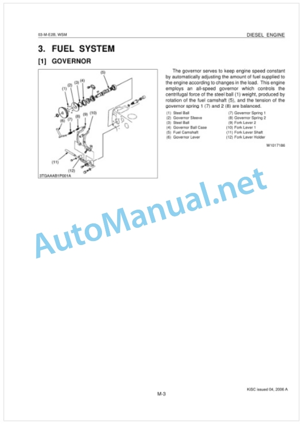 Kubota 03-M-E2B Series Diesel Engine Workshop Manual PDF 3 Kubota 03-M-E2B Series Diesel Engine Workshop Manual PDF-3