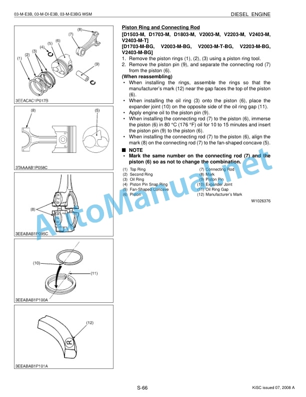 Kubota 03-M-E3B, 03-M-DI-E3B, 03-M-E3BG Series Diesel Engine Workshop Manual PDF 5 Kubota 03-M-E3B, 03-M-DI-E3B, 03-M-E3BG Series Diesel Engine Workshop Manual PDF-5