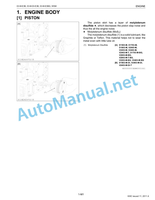Kubota 03-M-E3B Series, 03-M-DI-E3B Series, 03 Workshop Manual PDF 3 Kubota 03-M-E3B Series, 03-M-DI-E3B Series, 03 Workshop Manual PDF-3
