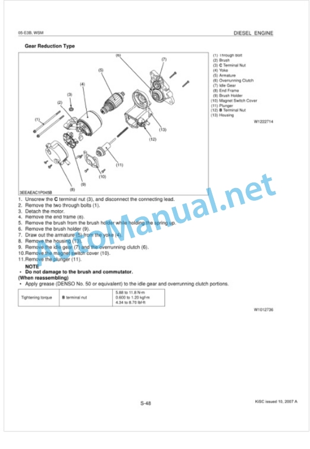 Kubota 05-E3B Series Diesel Engine Workshop Manual PDF 5 Kubota 05-E3B Series Diesel Engine Workshop Manual PDF-5