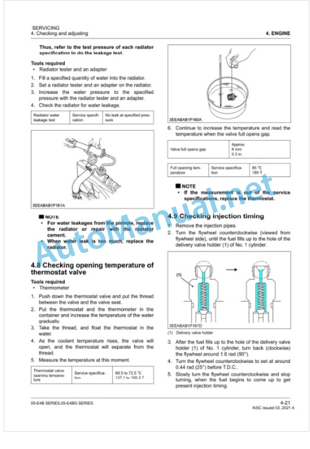 Kubota 05-E4B Series, 05-E4BG Series Diesel Engine Workshop Manual PDF 4 Kubota 05-E4B Series, 05-E4BG Series Diesel Engine Workshop Manual PDF-4