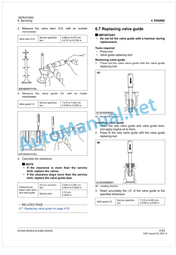 Kubota 05-E4B Series, 05-E4BG Series Diesel Engine Workshop Manual PDF 5 Kubota 05-E4B Series, 05-E4BG Series Diesel Engine Workshop Manual PDF-5