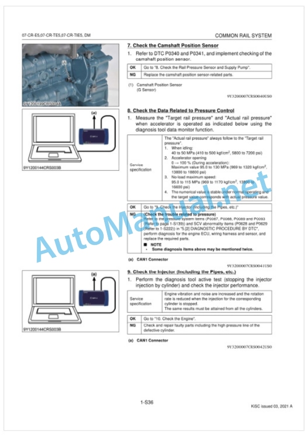 Kubota 07-CR-E5 Common Rail System Diagnosis Manual 2 Kubota 07-CR-E5 Common Rail System Diagnosis Manual-2