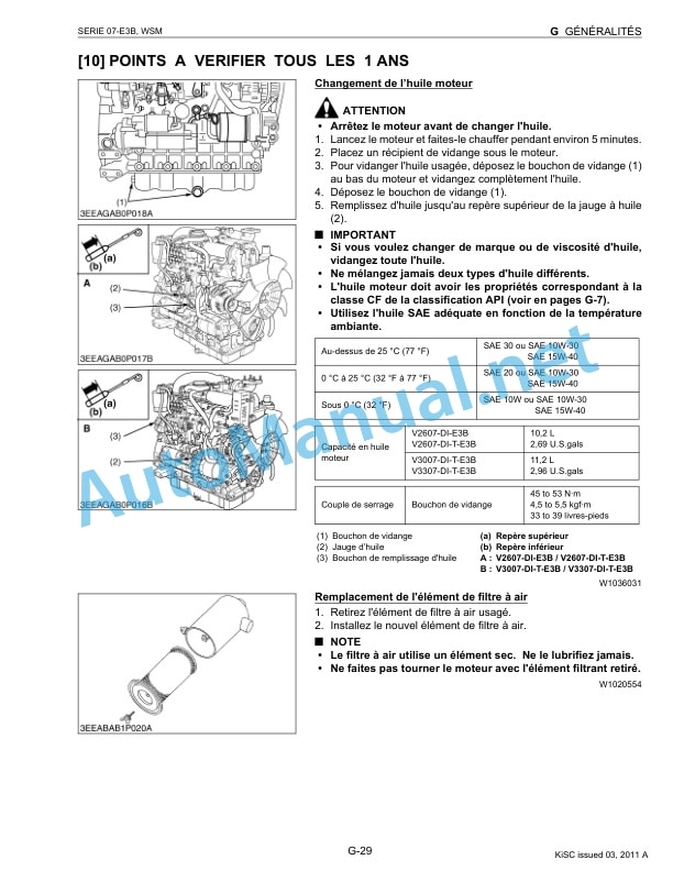 Kubota 07-E3B Diesel Motor Workshop Manual PDF FR 2 Kubota 07-E3B Diesel Motor Workshop Manual PDF FR-2
