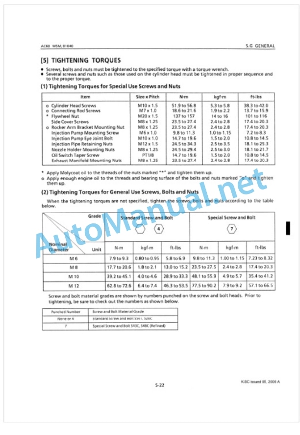 Kubota AC60 Diesel Engine Workshop Manual PDF 3 Kubota AC60 Diesel Engine Workshop Manual PDF-3