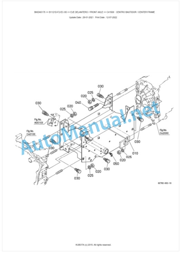 Kubota B1121D-F2-EC-S5 Parts Manual PDF BKIDA5175 3 Kubota B1121D-F2-EC-S5 Parts Manual PDF BKIDA5175-3