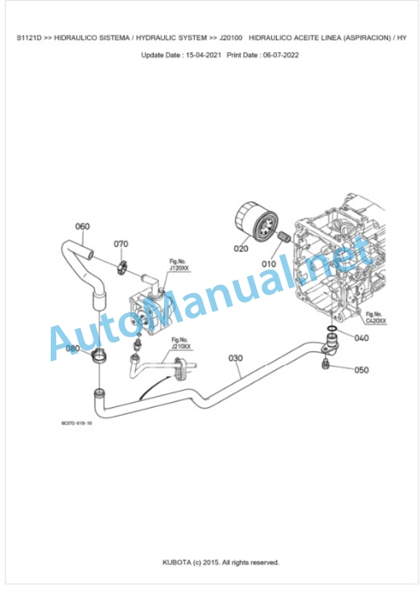 Kubota B1121D Tractor Parts Manual PDF BKIDA5143 ES 2 Kubota B1121D Tractor Parts Manual PDF BKIDA5143 ES-2