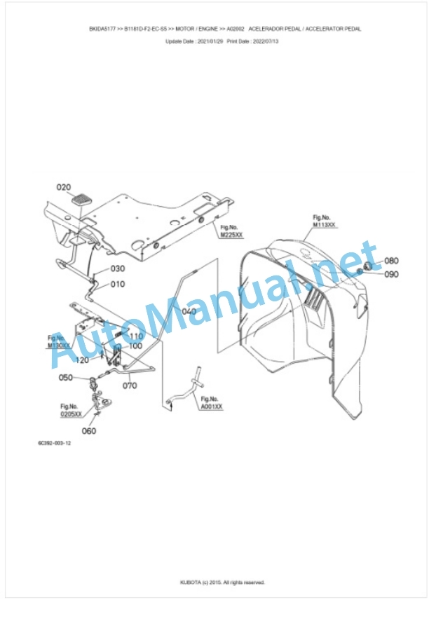Kubota B1181D-F2-EC-S5 Parts Manual PDF BKIDA5177 2 Kubota B1181D-F2-EC-S5 Parts Manual PDF BKIDA5177-2