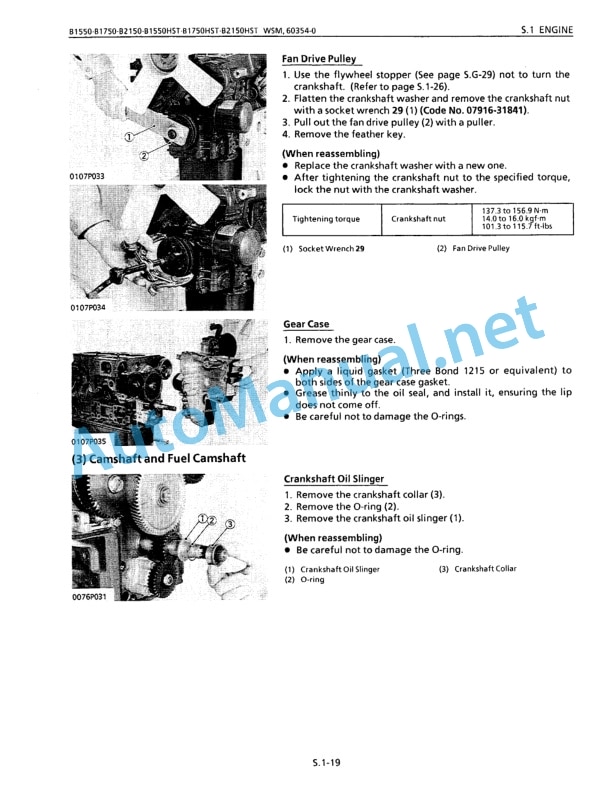 Kubota B1550, B1550HST, B1750, B1750HST, B2150, B2150HST Tractor Workshop Manual PDF 3 Kubota B1550, B1550HST, B1750, B1750HST, B2150, B2150HST Tractor Workshop Manual PDF-3