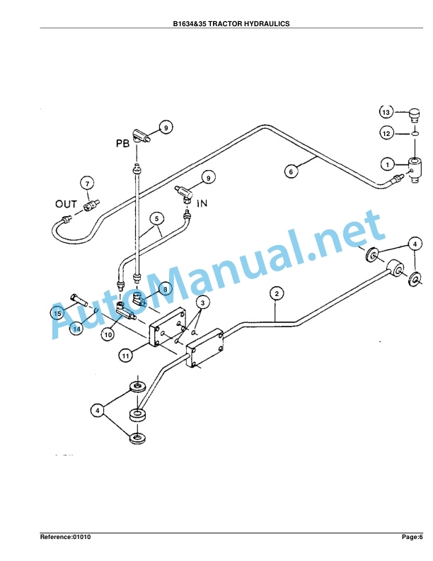Kubota B1630 Loader Parts Manual PDF 3 Kubota B1630 Loader Parts Manual PDF - Image 3