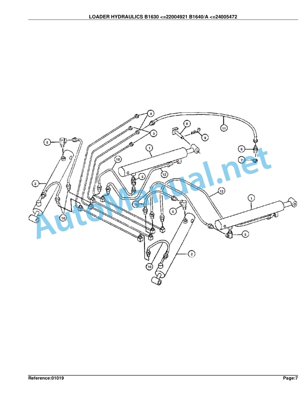 Kubota B1640A Loader Parts Manual PDF 4 Kubota B1640A Loader Parts Manual PDF - Image 4