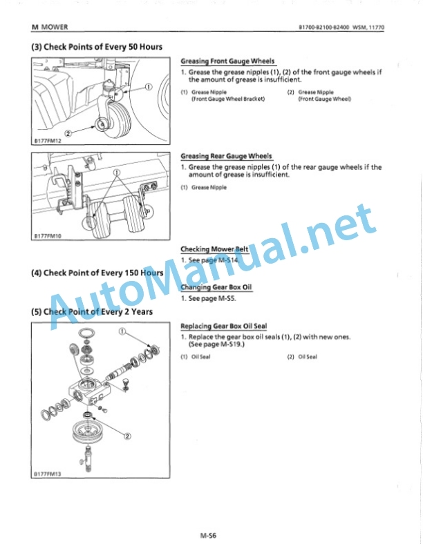 Kubota B1700, B2100, B2400 Part 2 - Brake Assembly Workshop Manual PDF 4 Kubota B1700, B2100, B2400 Part 2 - Brake Assembly Workshop Manual PDF-4
