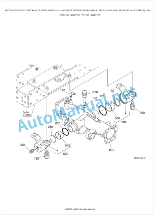 Kubota B1830D, B2320D, B2530D Tractor Parts Manual PDF BKIDK0626 3 Kubota B1830D, B2320D, B2530D Tractor Parts Manual PDF BKIDK0626-3