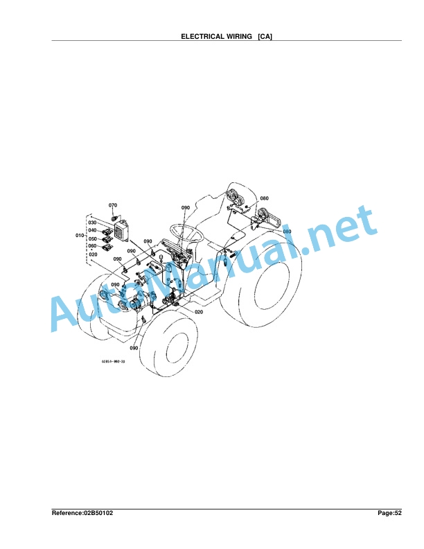 Kubota B2100HSD Tractor Parts Manual PDF 3 Kubota B2100HSD Tractor Parts Manual PDF - Image 3