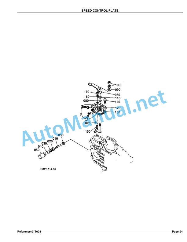 Alternative view of Kubota B2150E Tractor Parts Manual PDF
