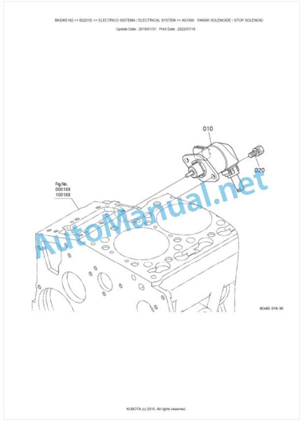 Kubota B2201D Tractor Parts Manual PDF BKIDK5192 2 Kubota B2201D Tractor Parts Manual PDF BKIDK5192-2