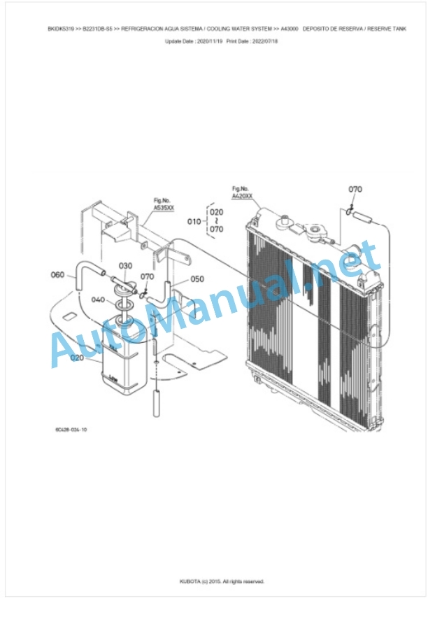 Kubota B2231DB-S5 Tractor Parts Manual PDF BKIDK5319 2 Kubota B2231DB-S5 Tractor Parts Manual PDF BKIDK5319-2