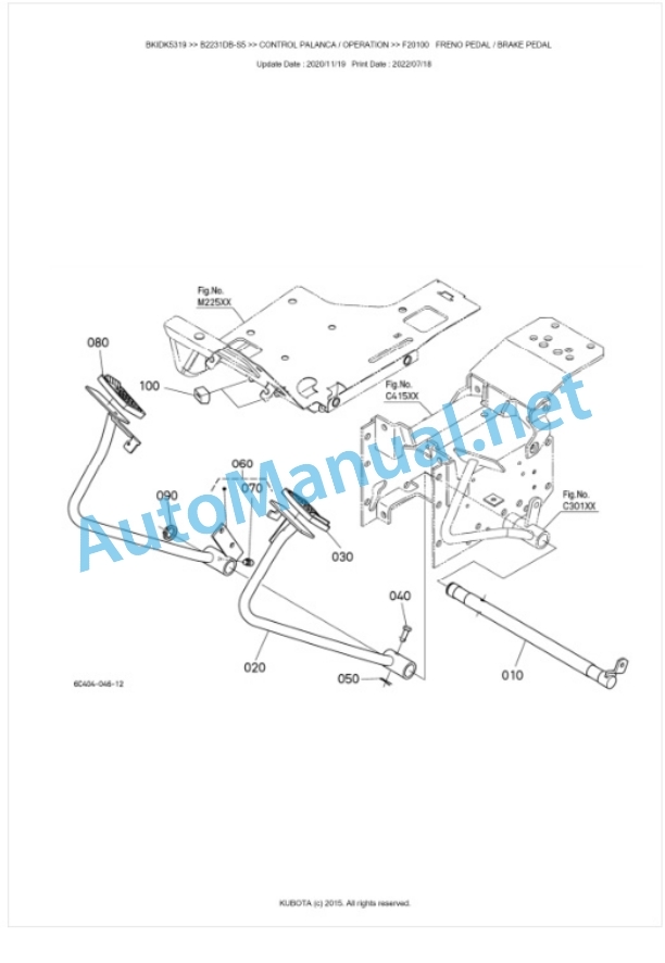 Kubota B2231DB-S5 Tractor Parts Manual PDF BKIDK5319 4 Kubota B2231DB-S5 Tractor Parts Manual PDF BKIDK5319-4