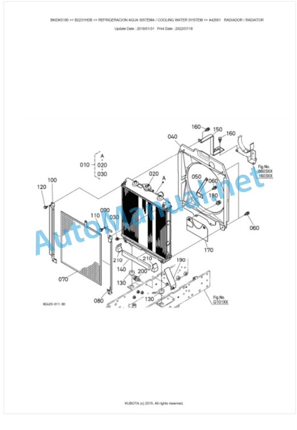 Kubota B2231HDB Tractor Parts Manual PDF BKIDK5195 2 Kubota B2231HDB Tractor Parts Manual PDF BKIDK5195-2