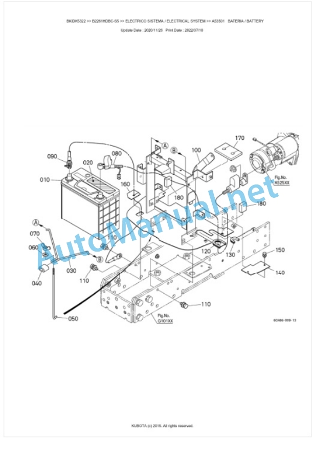 Kubota B2261HDBC-S5 Tractor Parts Manual PDF BKIDK5322 2 Kubota B2261HDBC-S5 Tractor Parts Manual PDF BKIDK5322-2