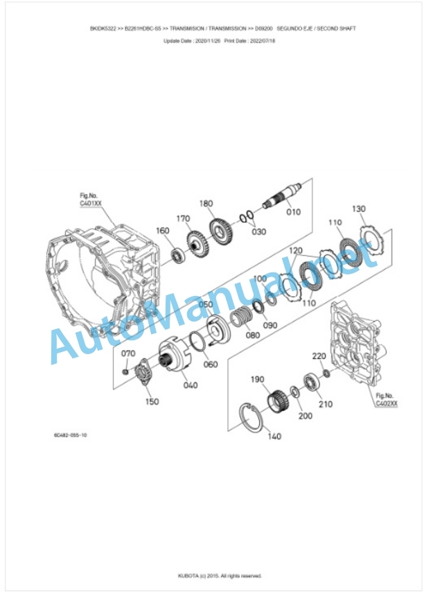 Kubota B2261HDBC-S5 Tractor Parts Manual PDF BKIDK5322 3 Kubota B2261HDBC-S5 Tractor Parts Manual PDF BKIDK5322-3