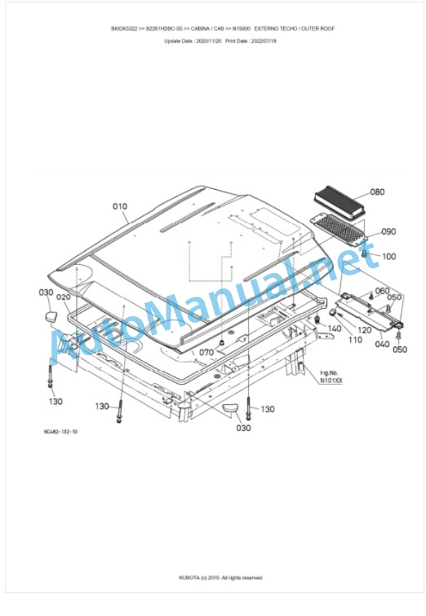 Kubota B2261HDBC-S5 Tractor Parts Manual PDF BKIDK5322 5 Kubota B2261HDBC-S5 Tractor Parts Manual PDF BKIDK5322-5