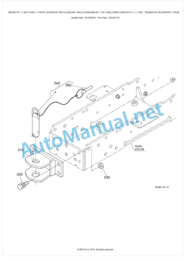 Kubota B2311HDB Tractor Parts Manual PDF BKIDK5197 5 Kubota B2311HDB Tractor Parts Manual PDF BKIDK5197-5