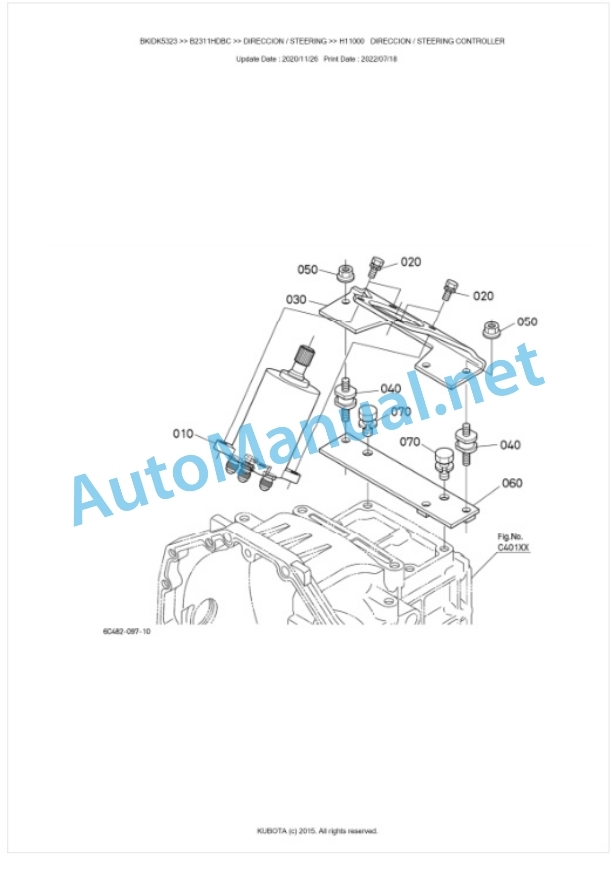 Kubota B2311HDBC Tractor Parts Manual PDF BKIDK5323 4 Kubota B2311HDBC Tractor Parts Manual PDF BKIDK5323-4