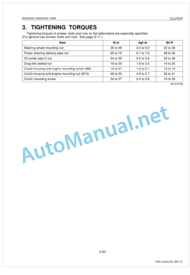 Kubota B2320HDS, B2920HDS Tractor Workshop Manual PDF 3 Kubota B2320HDS, B2920HDS Tractor Workshop Manual PDF-3