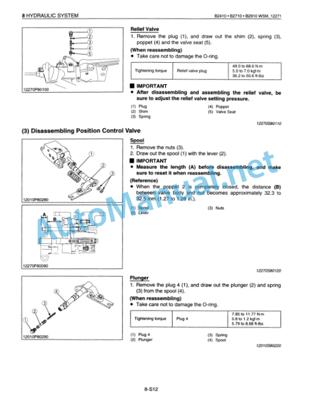 Kubota B2410, B2710, B2910, B7800HSD Tractor Workshop Manual PDF 5 Kubota B2410, B2710, B2910, B7800HSD Tractor Workshop Manual PDF-5