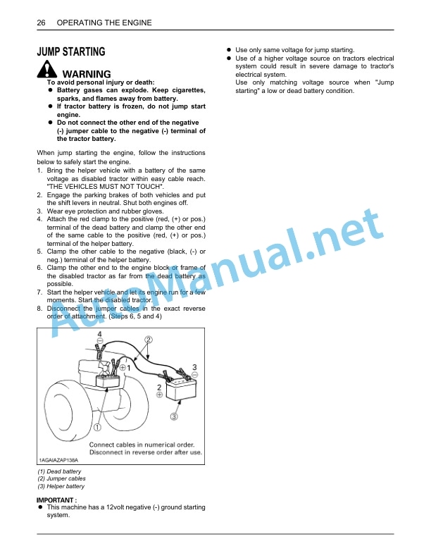 Kubota B2650, B3350, B3350SU Tractor Operators Manual PDF 3 Kubota B2650, B3350, B3350SU Tractor Operators Manual PDF-3