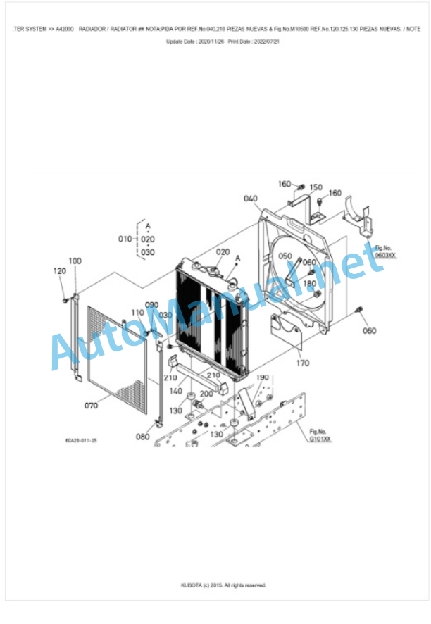 Kubota B2650DB-M Tractor Parts Manual PDF BKIDK5074 2 Kubota B2650DB-M Tractor Parts Manual PDF BKIDK5074-2