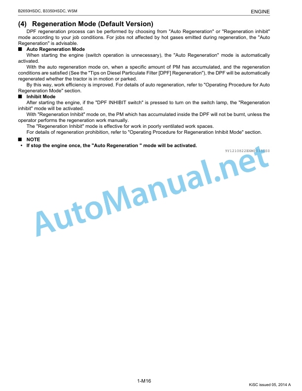Kubota B2650HSDC, B3350HSDC Tractor Workshop Manual PDF 2 Kubota B2650HSDC, B3350HSDC Tractor Workshop Manual PDF-2