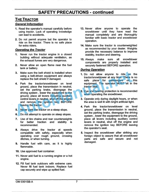 Kubota B2781-51, B272-63, B2783, B2784, B2583 Snowblower Operators Manual PDF 2 Kubota B2781-51, B272-63, B2783, B2784, B2583 Snowblower Operators Manual PDF-2